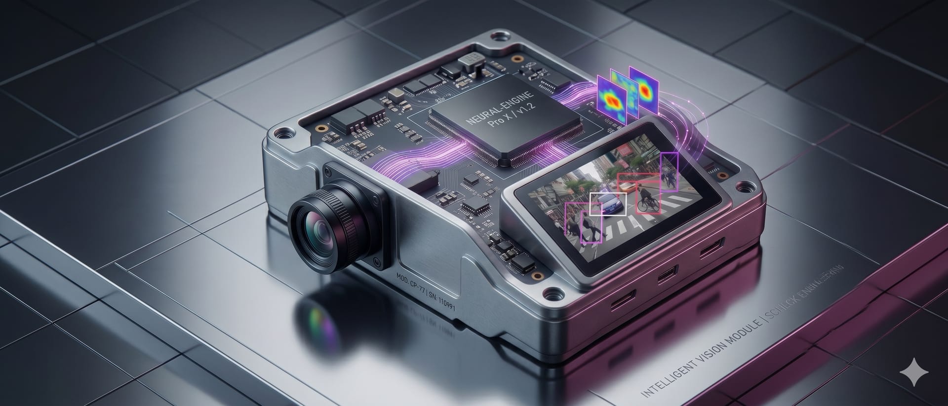 Edge AI visualization — neural networks running on local hardware